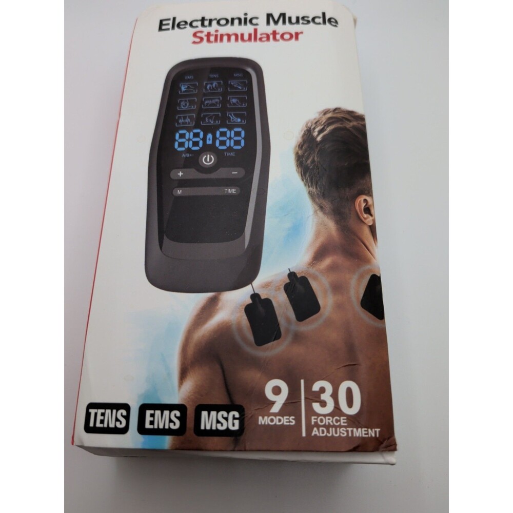 Dual Channel TENS Unit for Pain Relief Rechargeable Electronic Pluse Muscle S...